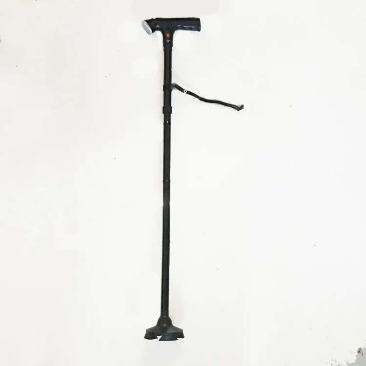 Collapsible Telescopic Folding Cane Elder Cane LED With alarm Walking Trusty Sticks Elder Crutches for Mothers the Elder Fathers