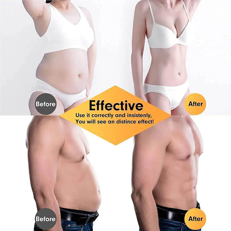 EMS Waist Abdominal Trainer Belt Muscle Stimulator Abs Muscle Toner Display Fat Burn Body Slimming Weight Loss Fitness Massage