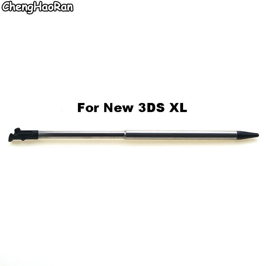 1PC Black Metal Telescopic Stylus Plastic Stylus Touch Screen Pen for 2DS 3DS New 2DS LL XL New 3DS XL For NDSL NDSi NDS