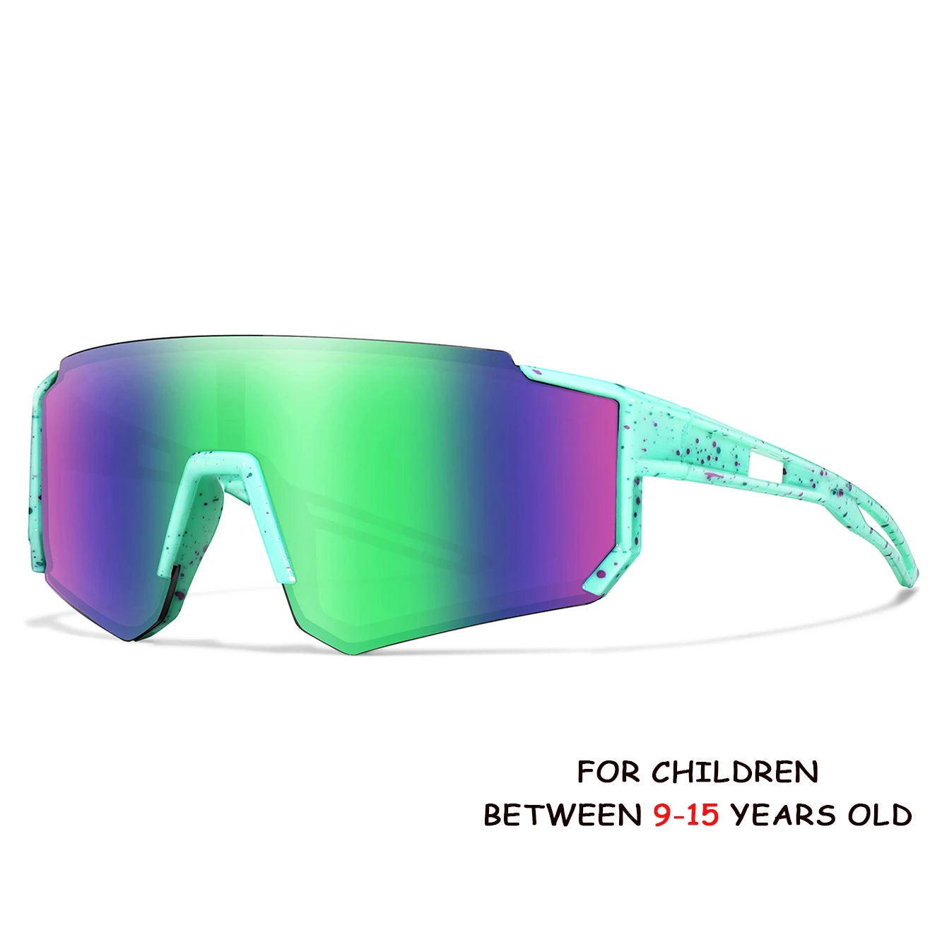 Age 9-15 Youth Cycling Glasses Teenagers Sunglasses Mtb Bike Bicycle Baseball Goggles Children Outdoor Sport Boys Girls UV400