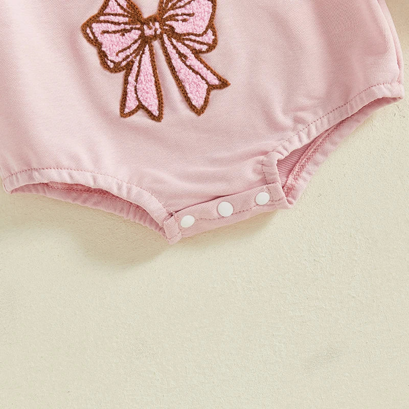 Daddy s Little Princess Father s Day with Floral Embroidery and Ruffle Sleeves for Baby Girls
