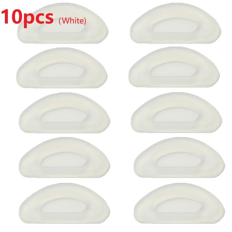 10/20/40/60PCS Nose Support Glasses Pads Silicone Clear Eye Pad Stickers for Glasses Anti Slip Push Nose Pads YJBT02