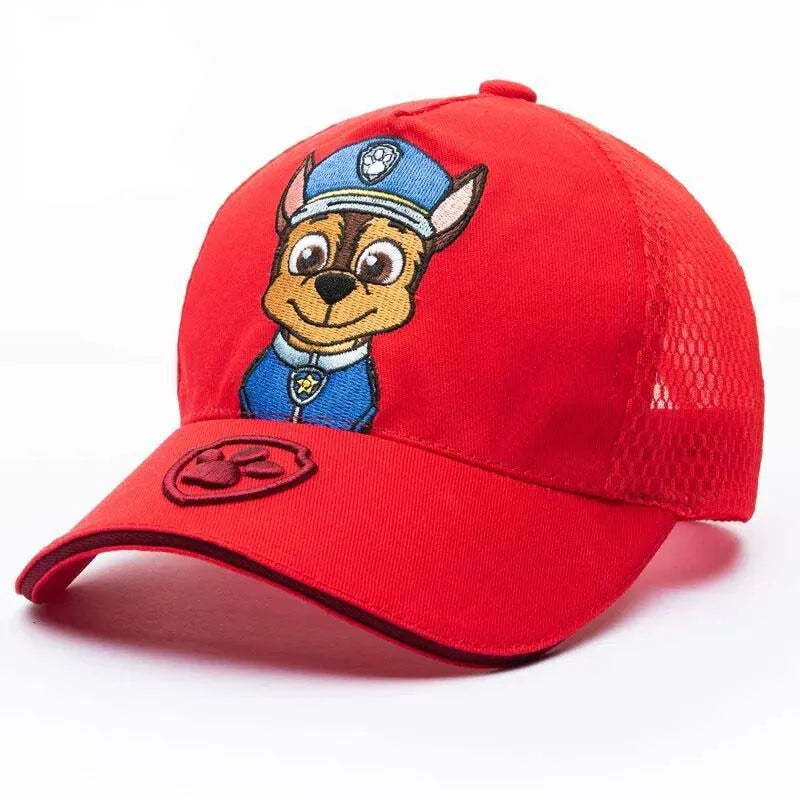 Genuine Paw Patrol Kids Baseball Cap Embroidery Children Girls Boys Sun Hat Spring Summer Outdoor Adjustable Visor Baby Cap