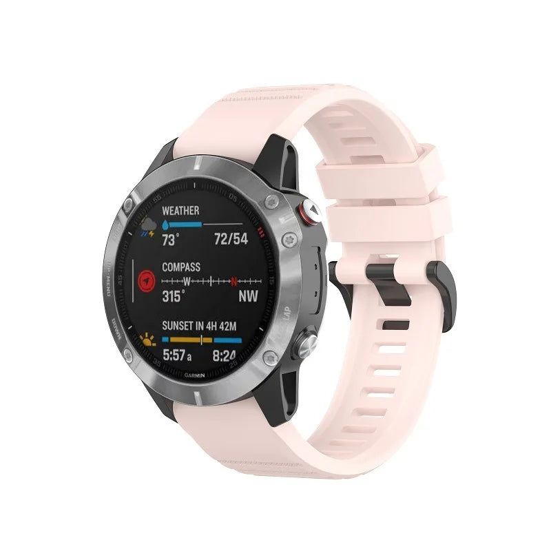 20 22 26mm Silicone Strap for Garmin Fenix 6 6X Pro 6S 7S 7 7X 5S 5 5X Plus 965 Epix Pro Gen2 47 51mm Watchband QuickFit Correa