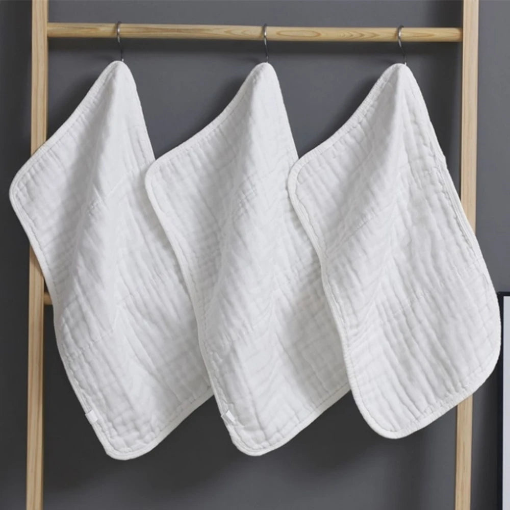 Large Muslin Burp Cloths Hand Washcloths for Baby Extra Absorbent and Soft Boys & Girls Milk Spit Up Rags for Newborn Registry