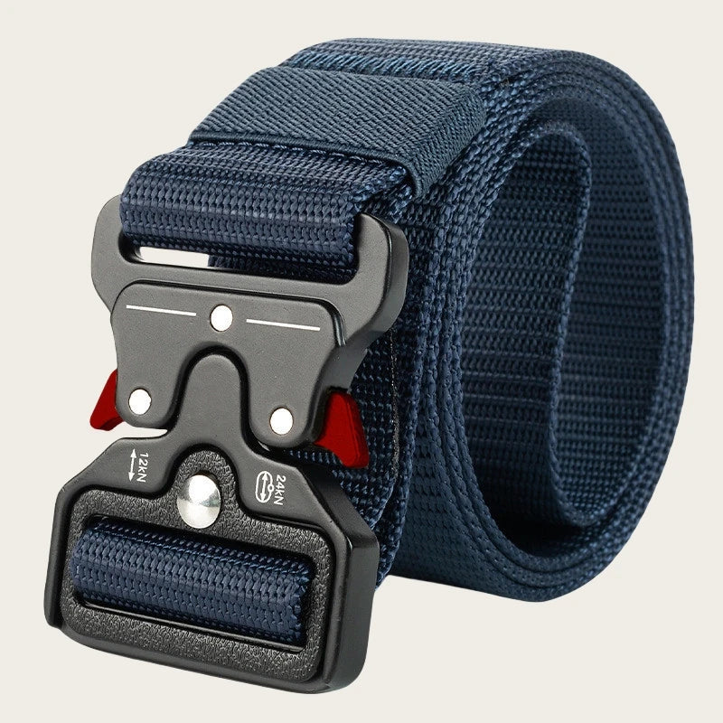 1 piece tactical belt for men; outdoor sports and leisure quick release buckle belt; hot sale