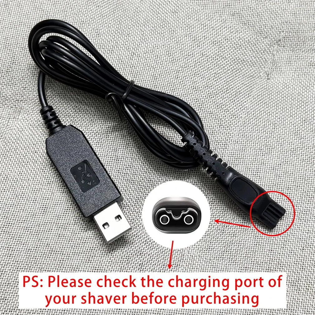 EU Plug Travel Charger Adapter | 3 Types Replacement Fast Charging Power Supply for Philips Electric Shavers Multi Series