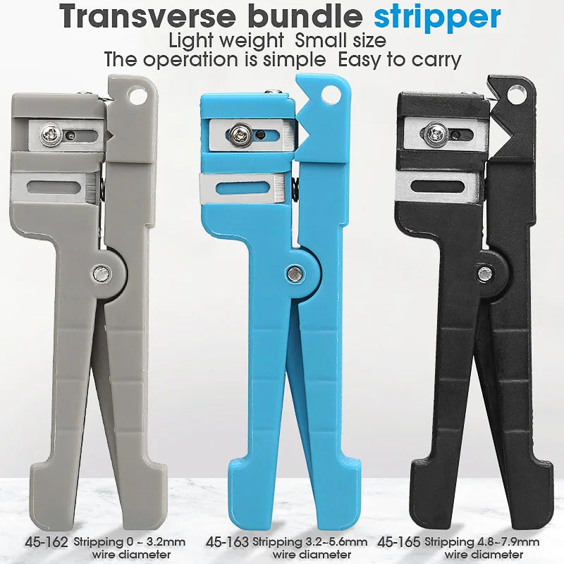 45-162 45-163 45-165 Fiber Optic Stripper Coaxial Cable Stripper Optical Cable Slitter Wire Stripper Tool Beam Tube Stripper