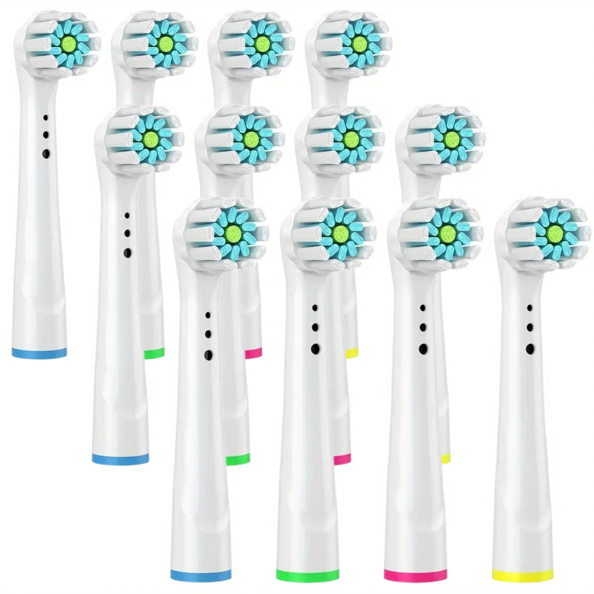 4/12/16 Pcs Replacement Toothbrush Heads Compatible with Oral-B Braun Professional Electric Toothbrush Heads Brush Heads