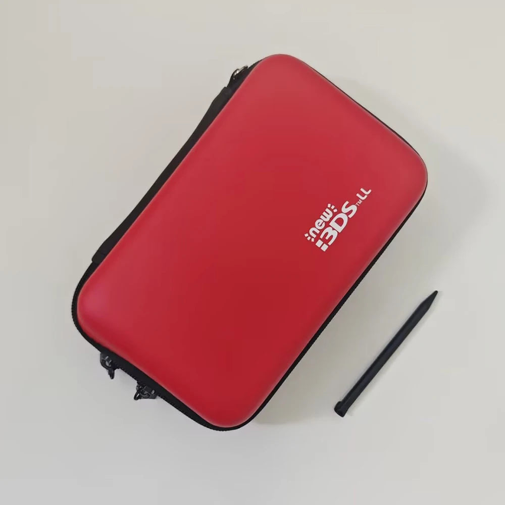 Hard Cover Carrying Storage Bags for New 3DS XL / LL Console Accessories Protective Shell Pouch Portable Zip Cases Box w/ Stylus