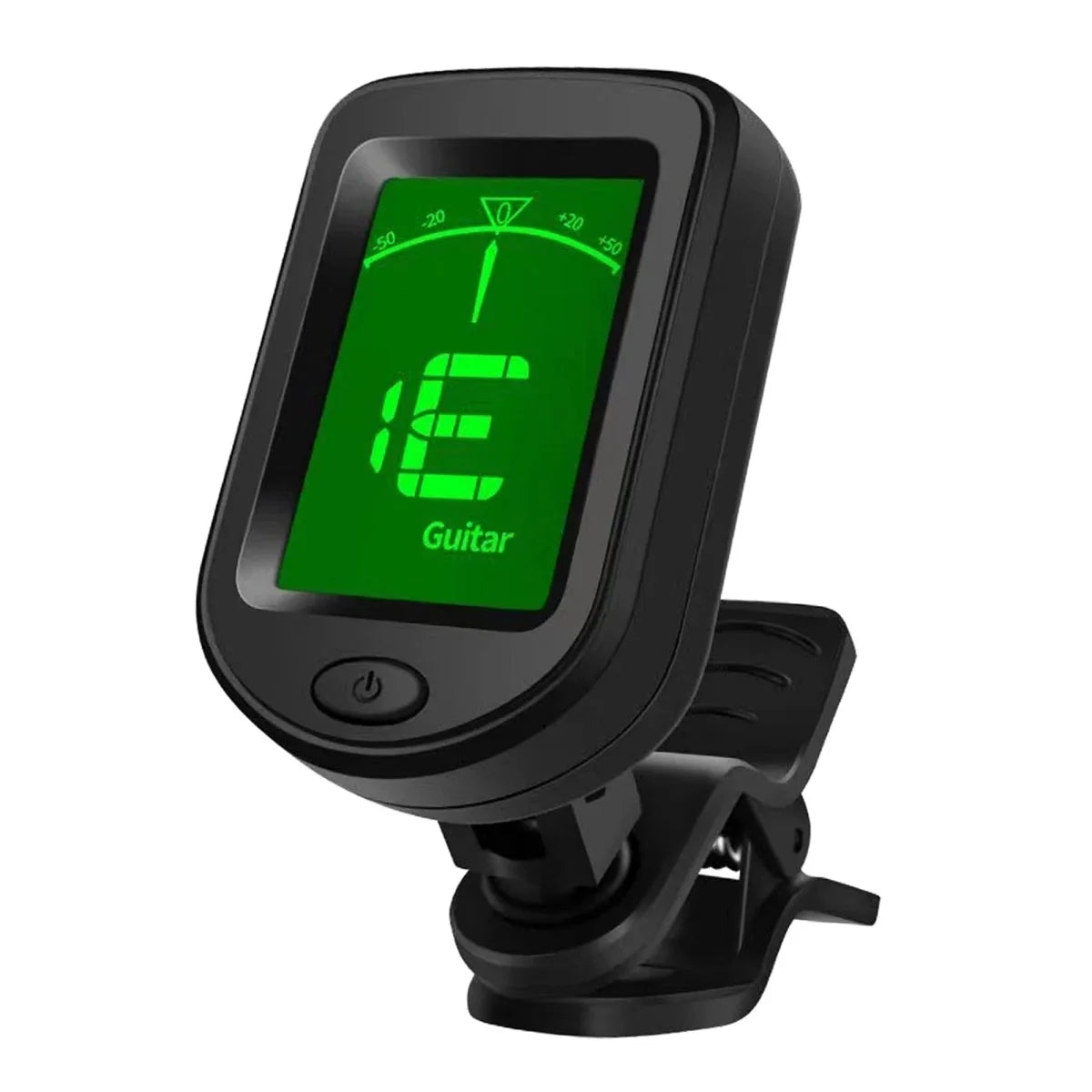 Electronic Clip-On Digital Guitar Tuner Colorful LCD Screen for Violin Bass Ukulele Chromatic Tuning Modes Bass