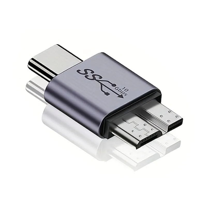 USB C 3.2 Micro B Male to Type C Female Adapter Type-C To Micro B Connector for Laptop External Hard Drive Disk Box Samsung S5