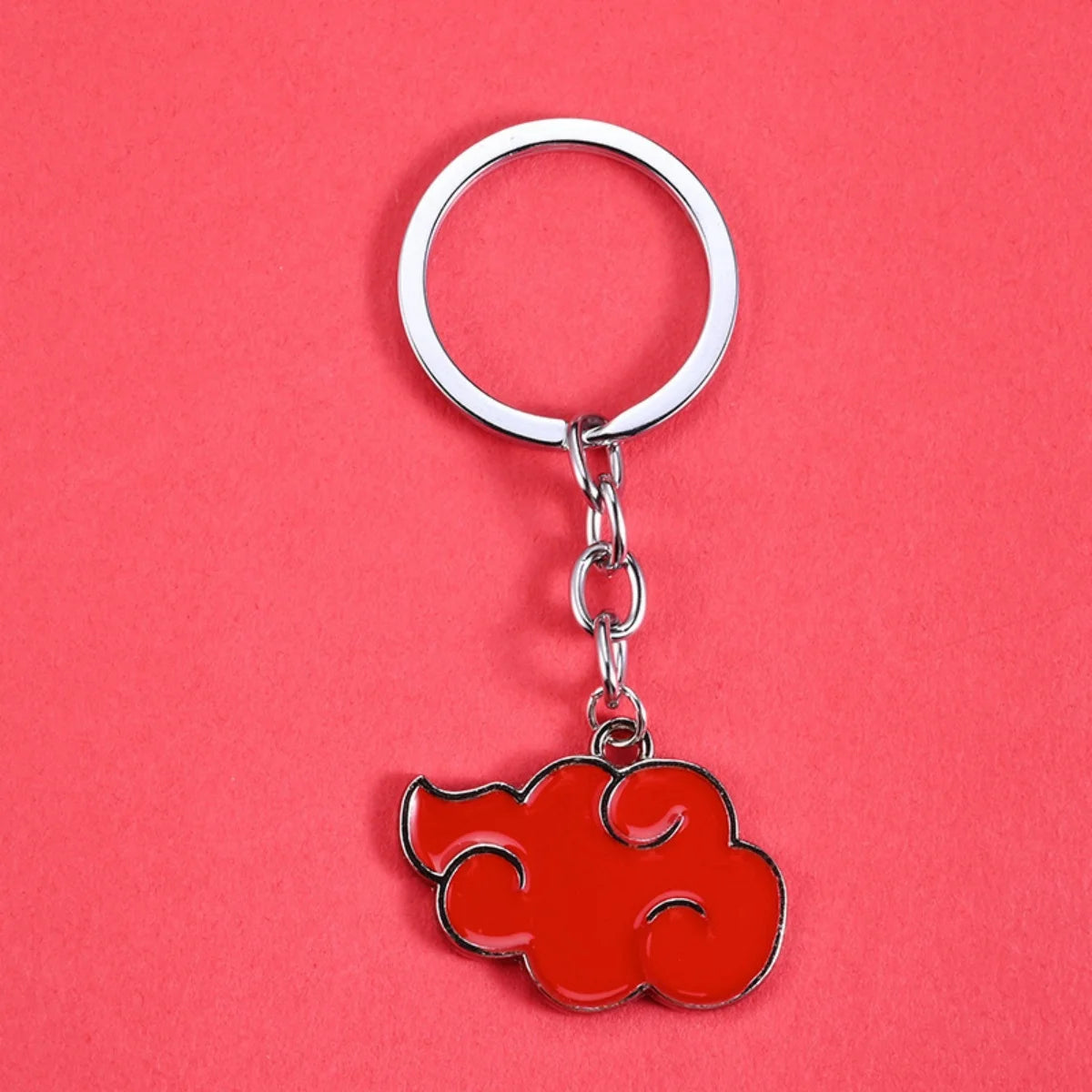 Red Cloud Keychain Charms Cartoon Fans Gifts Bag Key Chains Car Pendant For Young punk Gift