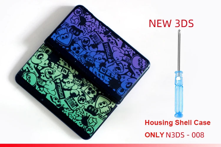 New For Nintendo New 3DS Replacement Front Back Plates Part Shell/Housing Case Cover