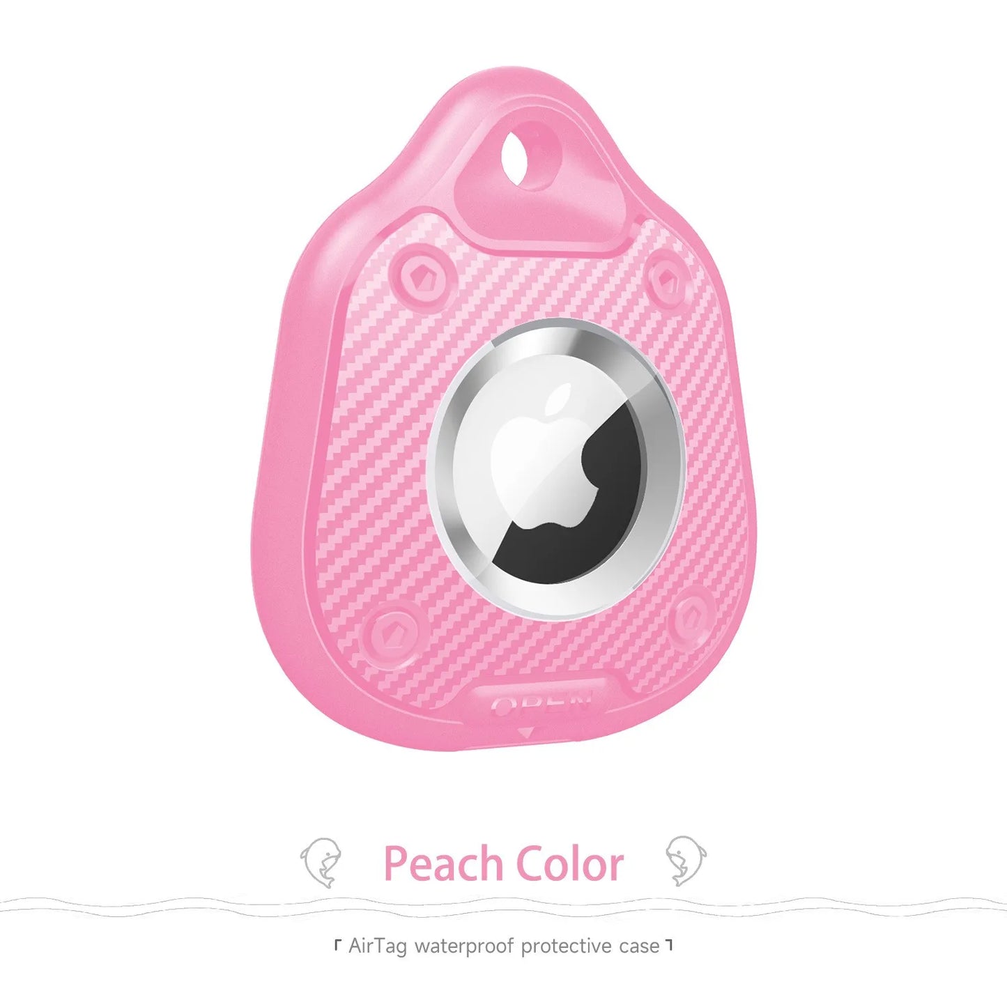 Waterproof Case for AirTag Holder Protective Case Suitable for Apple Location Tracker Airtag Key Pet Three Protection Cover