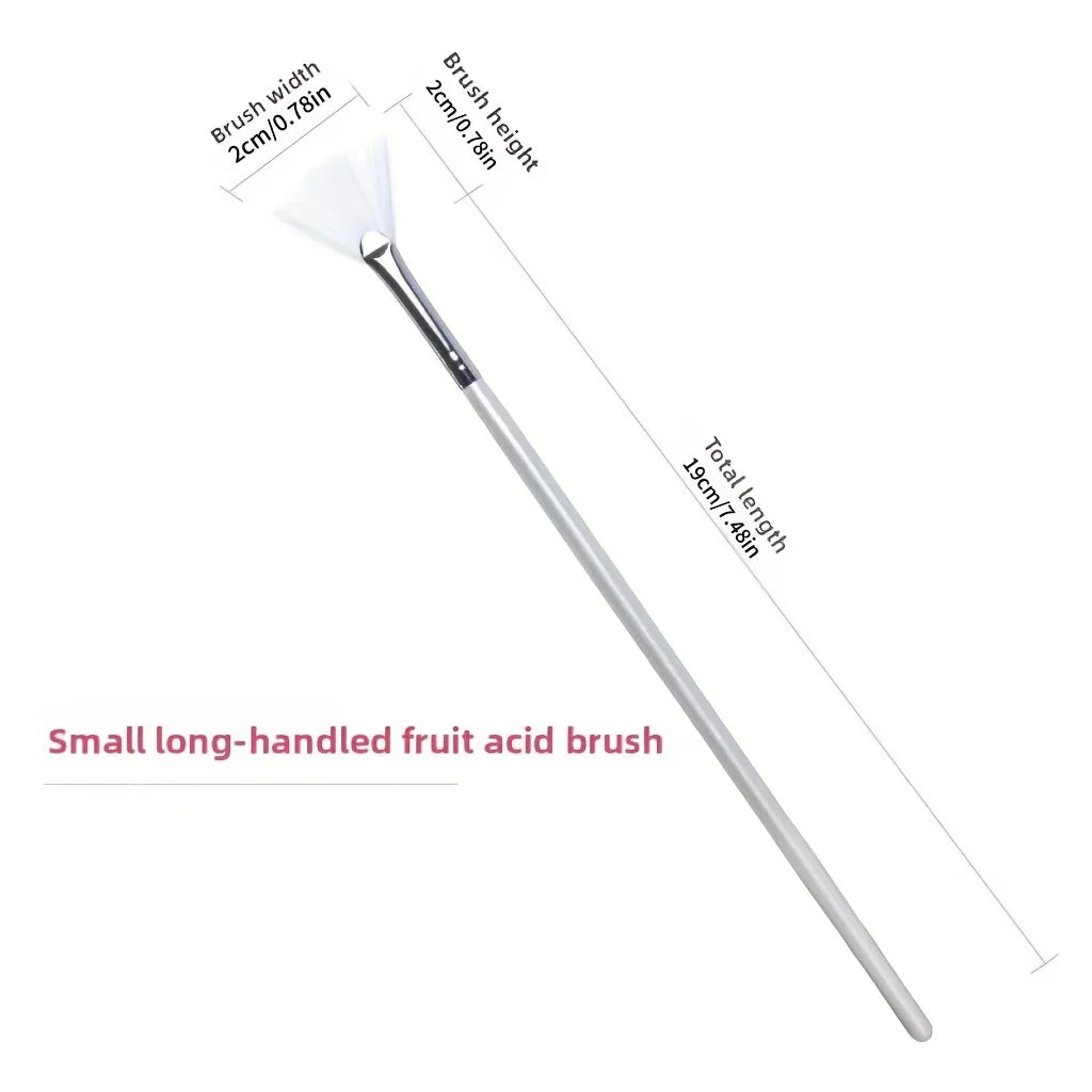 10pcs of fan-shaped fruit acid beauty brushes,soft fan-shaped facial mask brushes for spa use,spa essence liquid-specific brushe