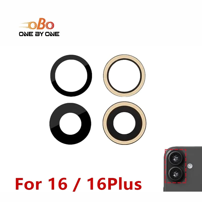 Back Rear Camera Lens Glass For iPhone 13 14 15 16 PLUS PRO MAX MINI Lens Glass with Pre-installed Adhesive Replacement