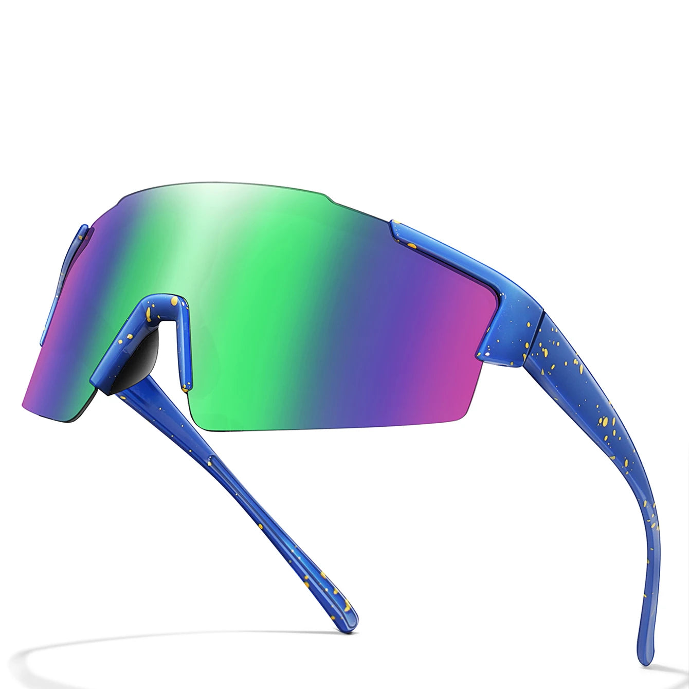 LOISRUBY Band New Style Cycling Sunglasses Sports Bike Glasses Men Women Mtb Bicycle Eyewear Large Windproof Eyewear UV400
