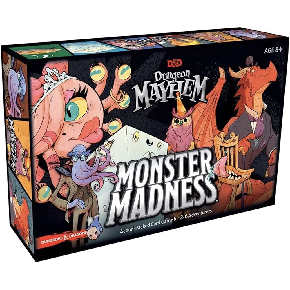 Dungeon Mayhem Dungeons Dragons Card Game 120 Cards Board Game Monster Madness Party Game for Friends and Family