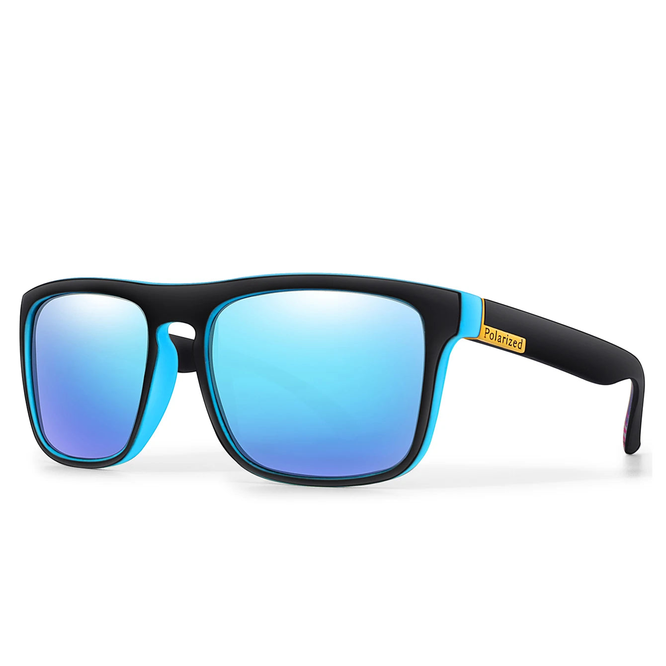 LOISRUBY Brand Polarized Cycling Sunglasses Men Car Driving Color Changing Bike Motorcycle Square Frame Hinking Festival