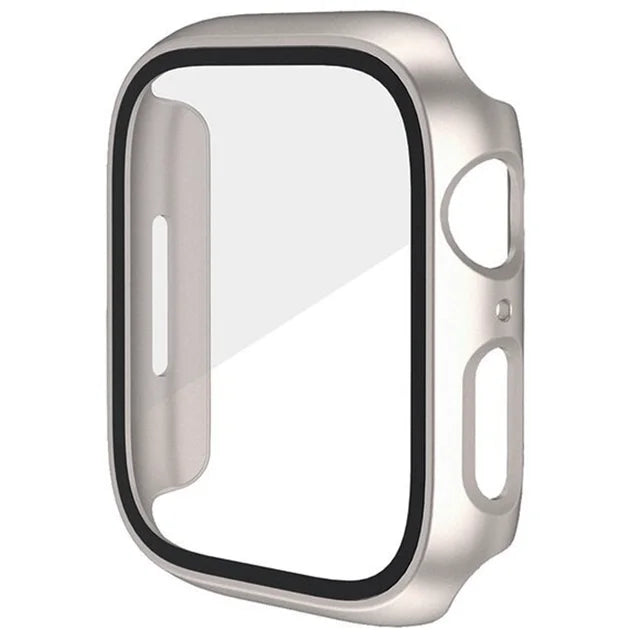 Glass+Cover For Apple Watch case 11 10 9 8 7 6 SE 5 Accessorie Screen Protector iwatch series 46mm 42mm 49mm 44mm 40mm 41mm 45mm