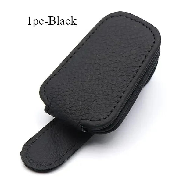 Car Sun Visor Glasses Case Holder Sunglasses Clip Ticket Card Clip Multifunction Portable Clip Auto Interior Accessories