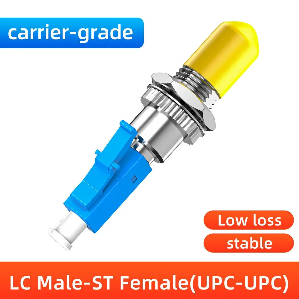 ZoeRax FC SC ST LC Male to Female Fiber Optic Connector FTTH Singlemode Adapter for Visual Fault Locator Optical Power Meter