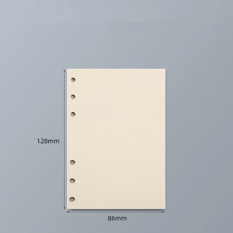 45 Sheets A5 A6 A7 Loose Leaf Notebook Refill Spiral Binder Inner Page Line Blank craft Grid Inside Paper Stationery