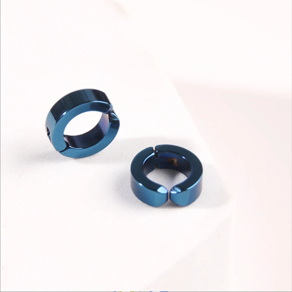 1 Pair of Personalized Punk Stainless Steel MEN'S Ear Clips
