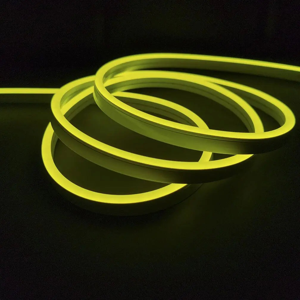 12V Led Neon Strip Lights Flex Tape Ribbon Lamp Rope Waterproof Silicone Tube Bar 1cm 1led Cut DIY Ad Sign Board Billboard