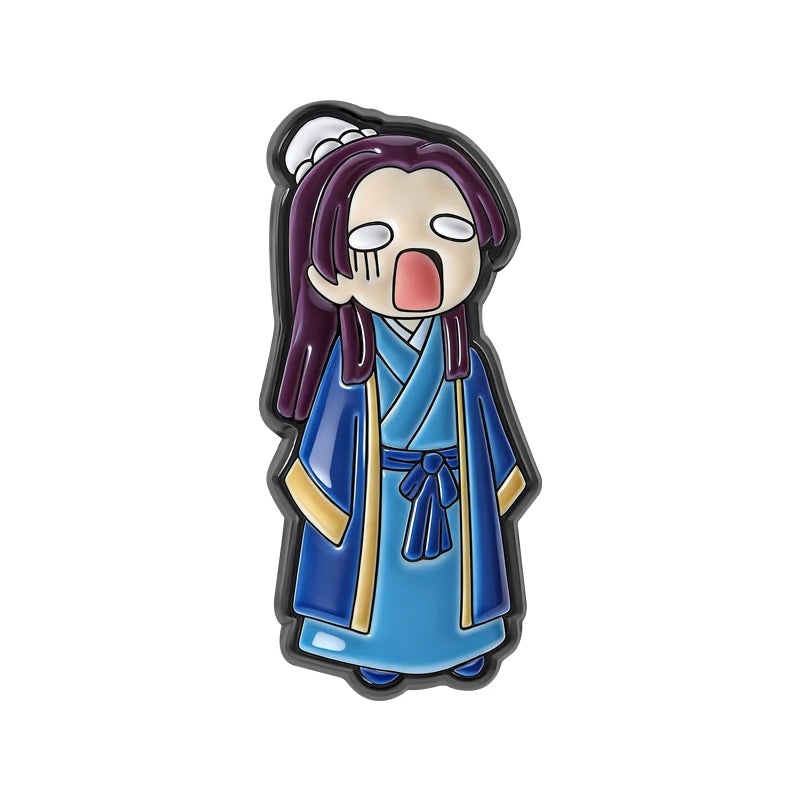 Maomao Light Novel Brooch Enamel Pins Cute Japanese Anime Cartoon Character Brooches Lapel Badge Jewelry Gift for Fans Friends