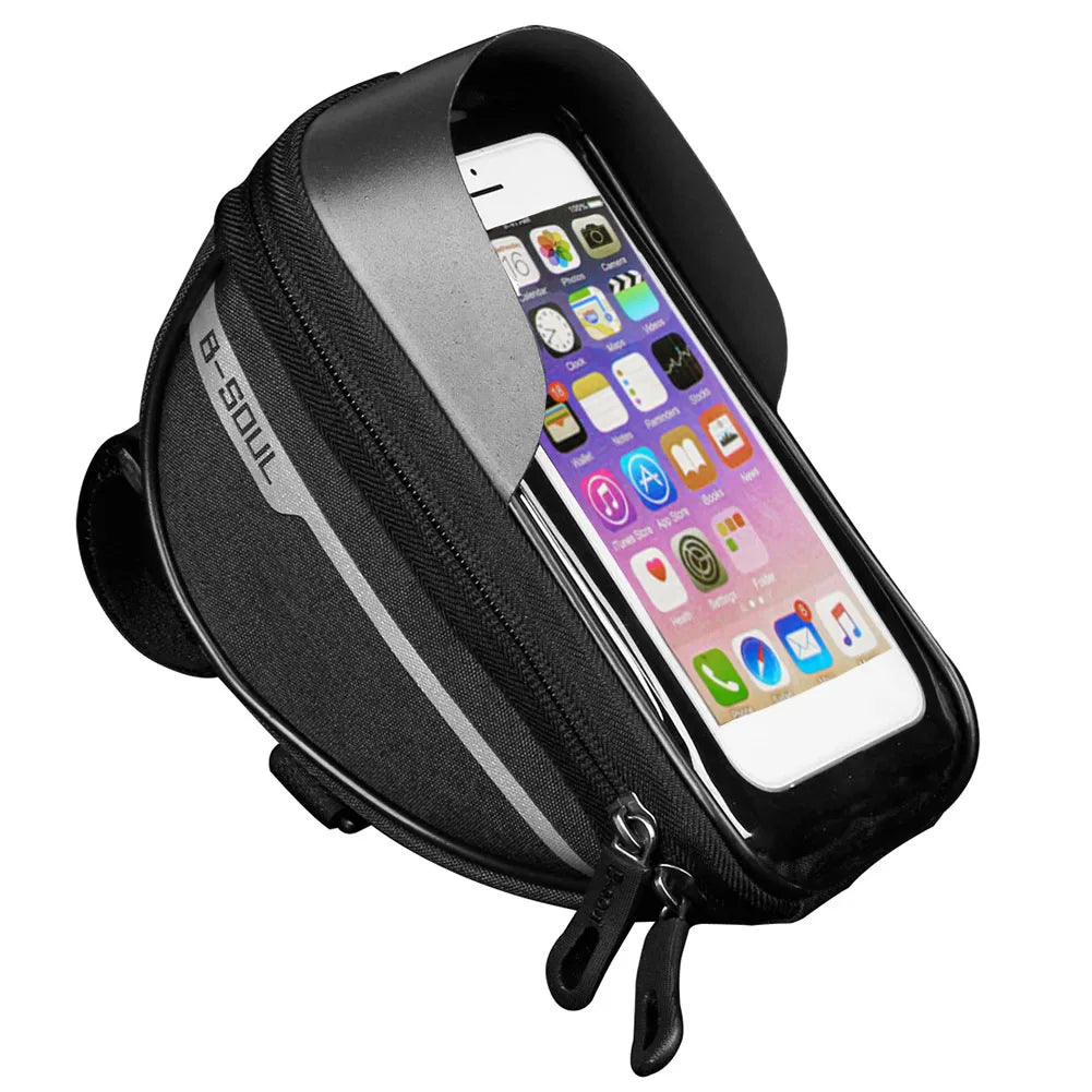 Mountain Bicycle Bag Touch Screen Cycling Handlebar Phone Holder Bag Bike Bags Bicycle Phone Storage Bags Cycling Accessories