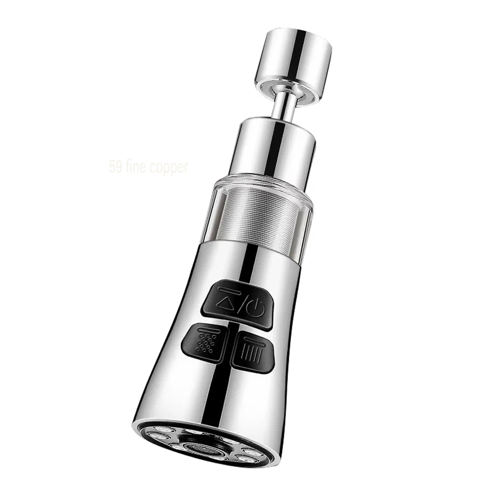 360° Rotate Kitchen Faucet Extender With Filter Function Universal Aerator Splash Filter Washbasin Faucet Bubbler Nozzle Aerator