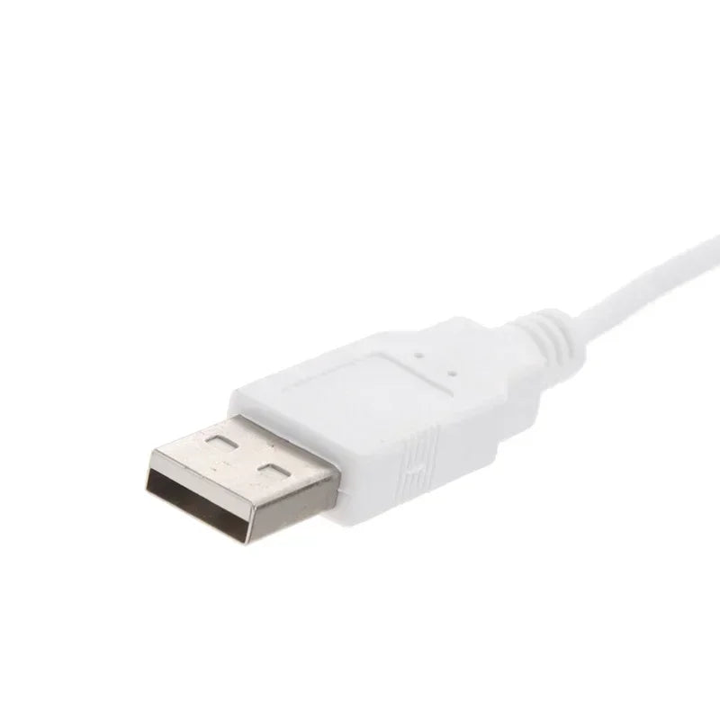XIKCU White USB Cable Charging Line Suit HF-5 HF-9 HF-6 Oral Irrigator Teeth Water Flosser Power Cord USB Electrical Cord