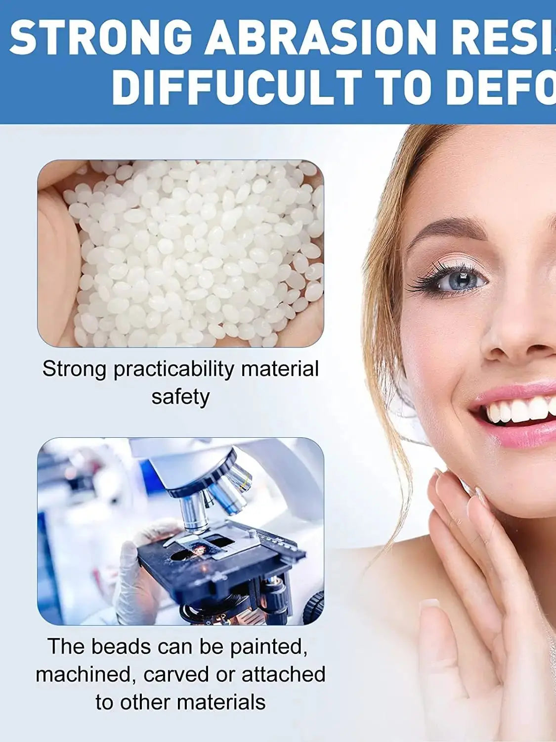 10g/bag Tooth Repair Kit-thermal Beads For Filling Fix The Missing And Broken Tooth Or Adhesive The Denture Fake Teeth Gutta Per