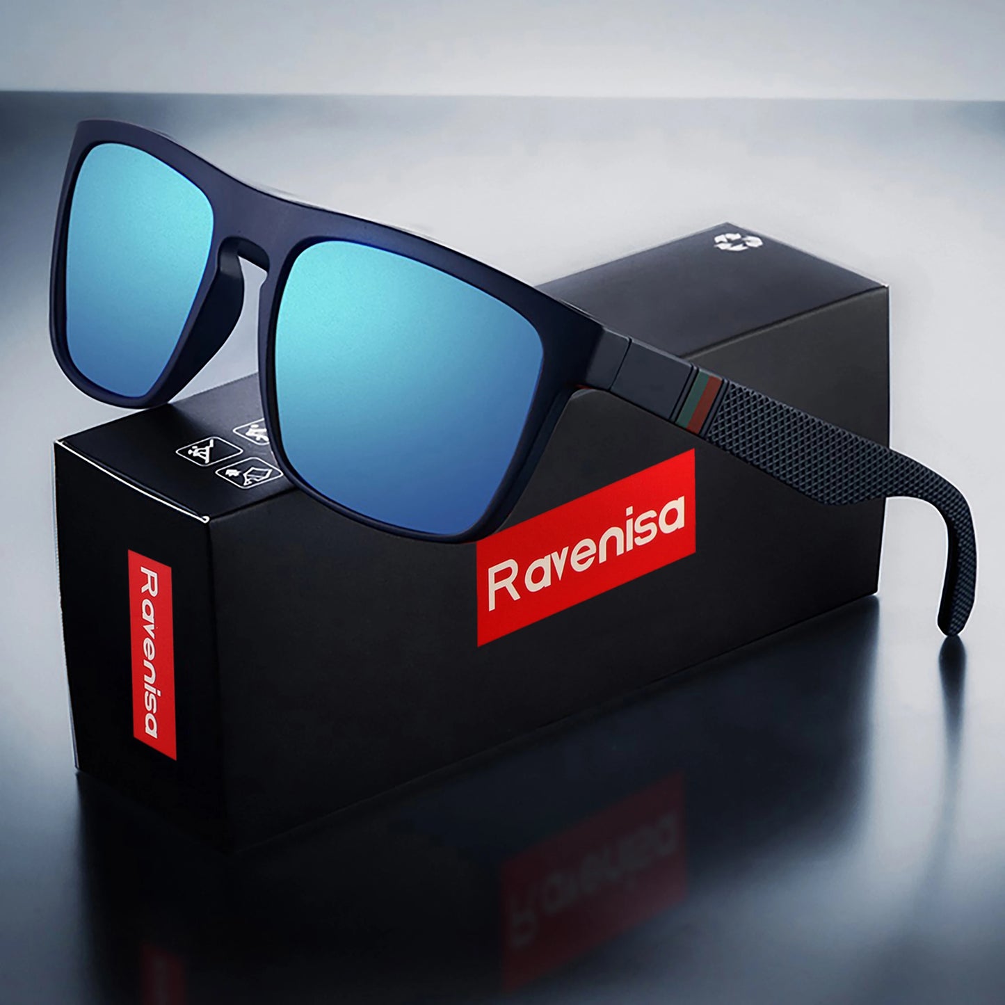 Fashion Square Vintage Polarized Sunglasses Men Women Retro Driving Fishing Sun Glasses UV400 Eyewear