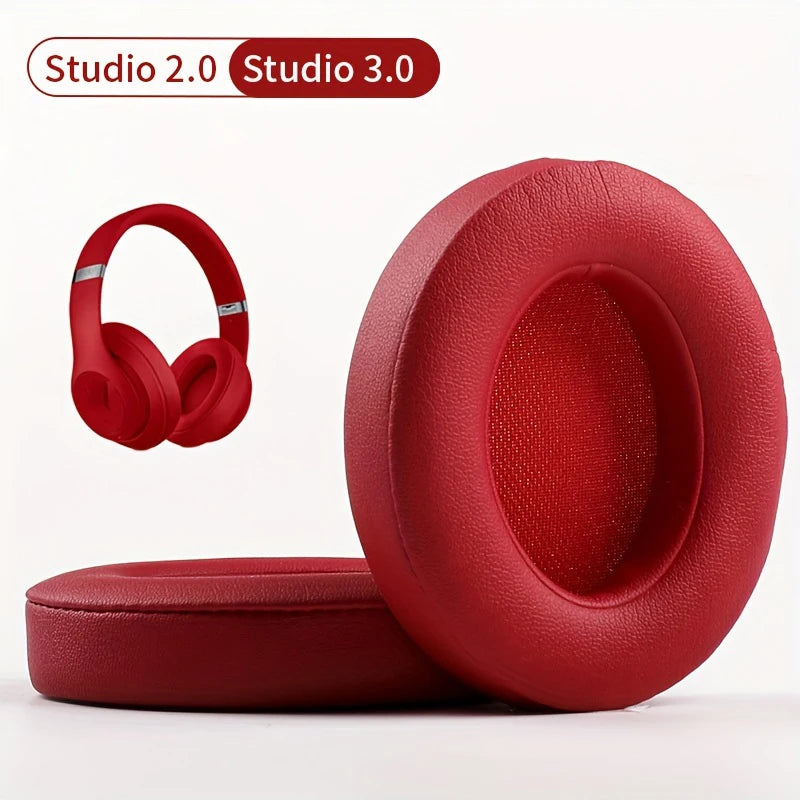 For Beats Studio 2 Studio 3 Replacement Earpads Protein Leather and Memory Foam Headphone Ear Covers Ear Pad Cushion Replacement