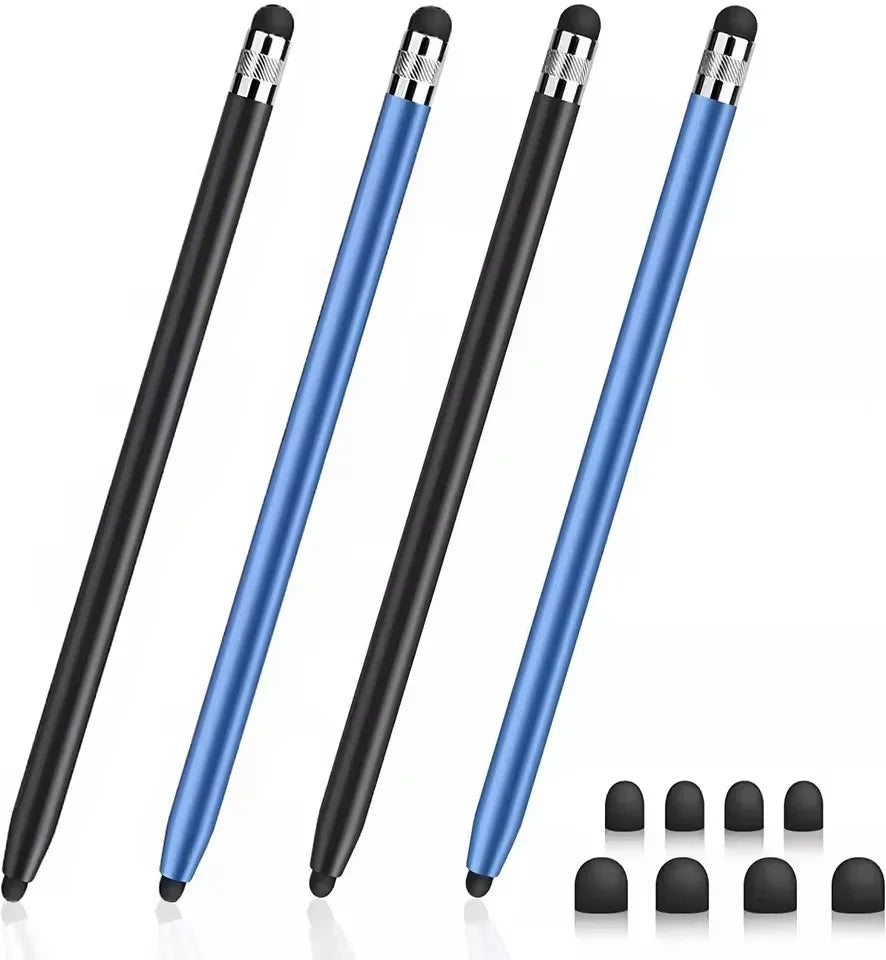 Touch Pen For Tablet Universal Pencil Capacitive Stylus Double Dual Silicone Head For iPad Android Smart Phone