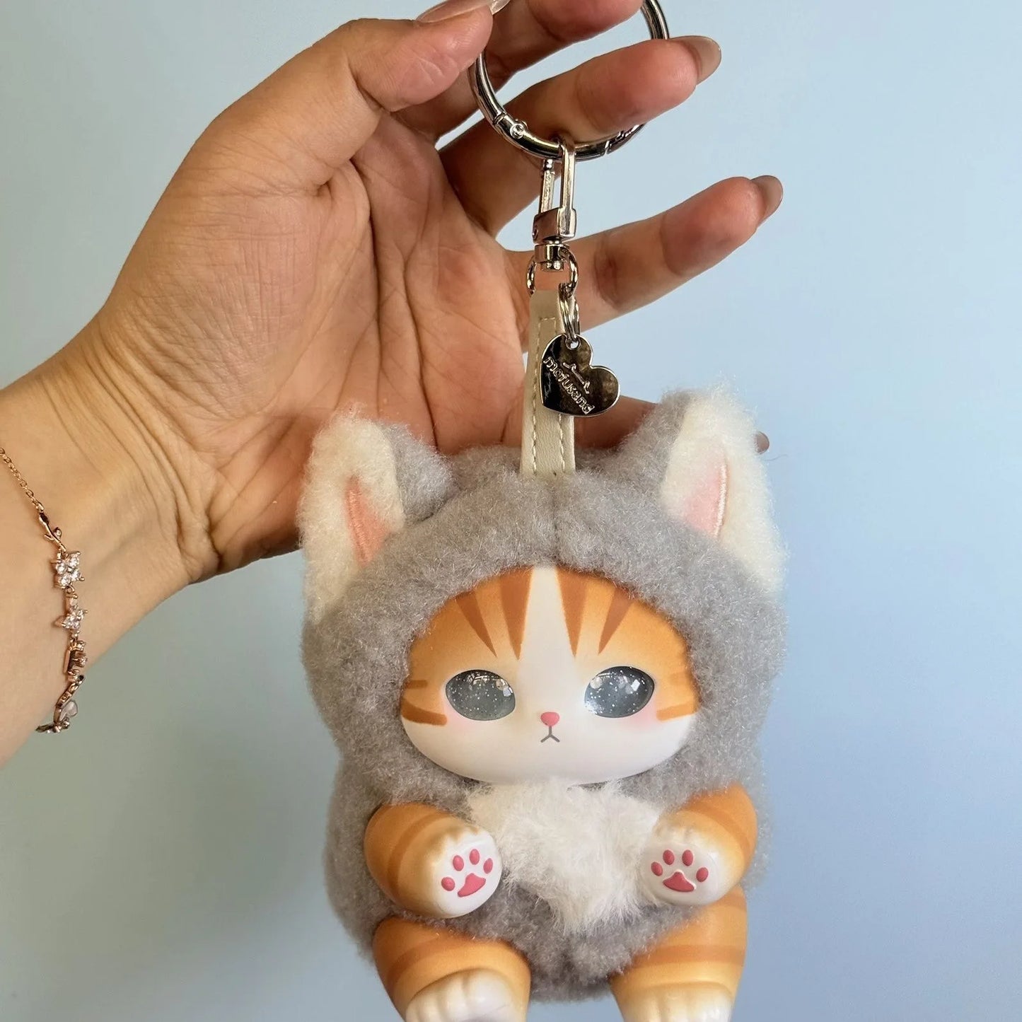 new Mofusand Vinyl Series Toys Shark Cat Surprised Box Toy Ornaments For Kids birthday girl Gift Pendant replica