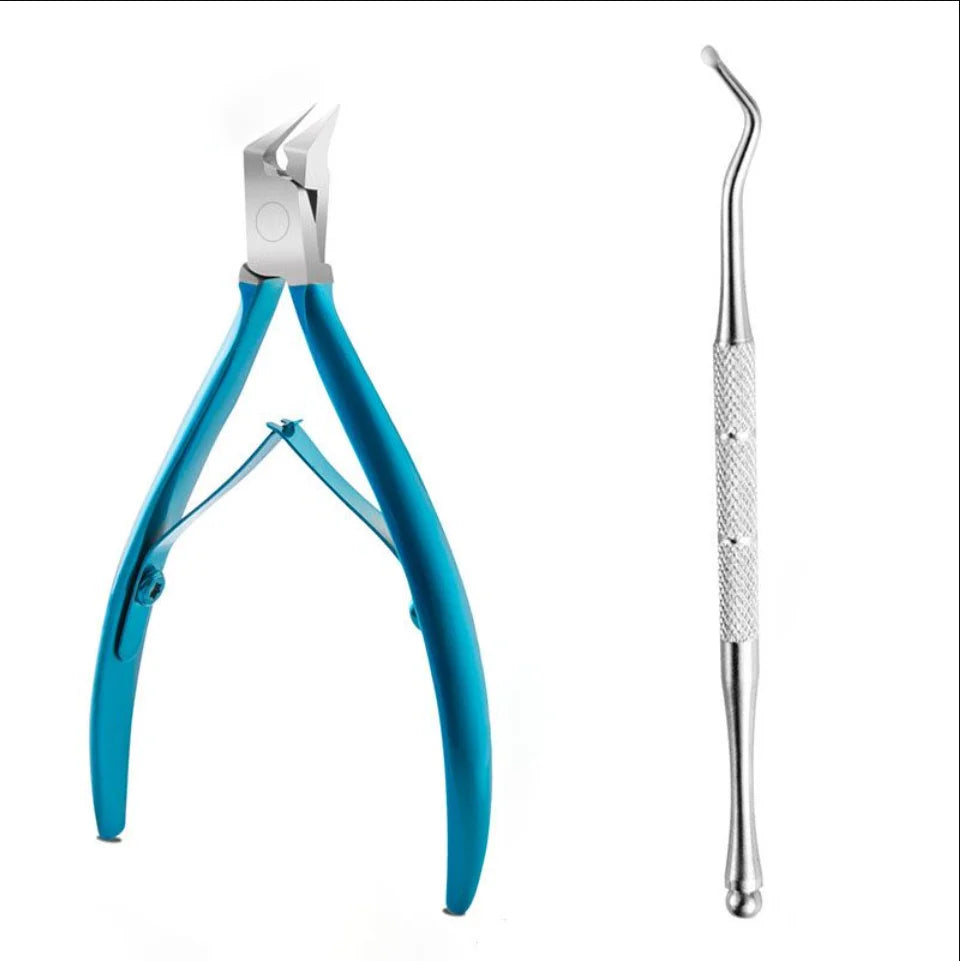 Culticle Nipper Nail Clipper Ingrown Thick Toenails Trimmer Professional Podiatrist Toenail Nipper With Stainless Steel