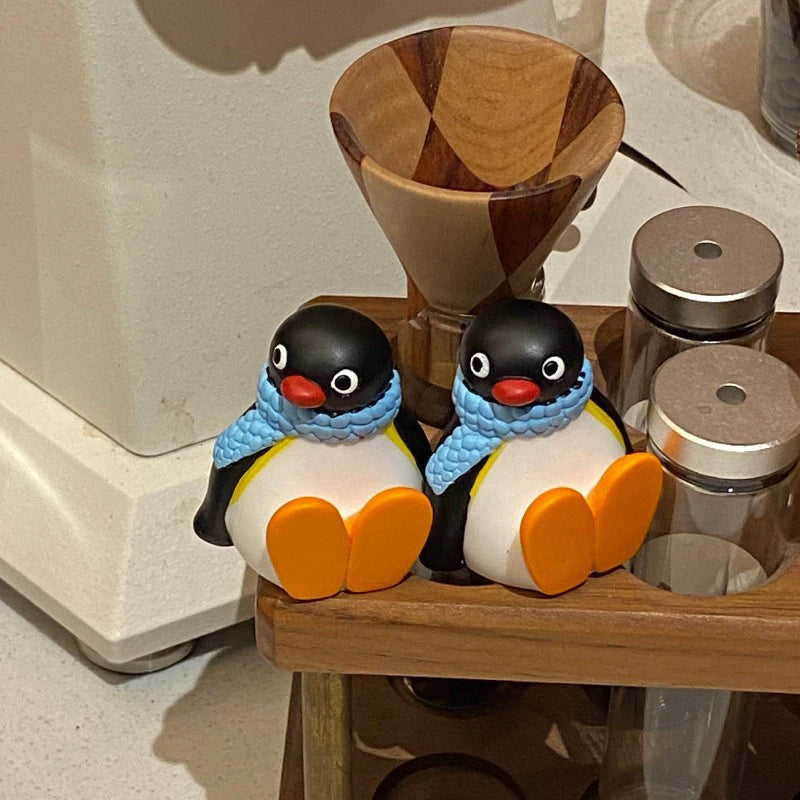 New 1 Piece Window Edge Car Interior Decoration Center Console Accessories 6CM Kawaii Penguin Doll Desktop Ornament