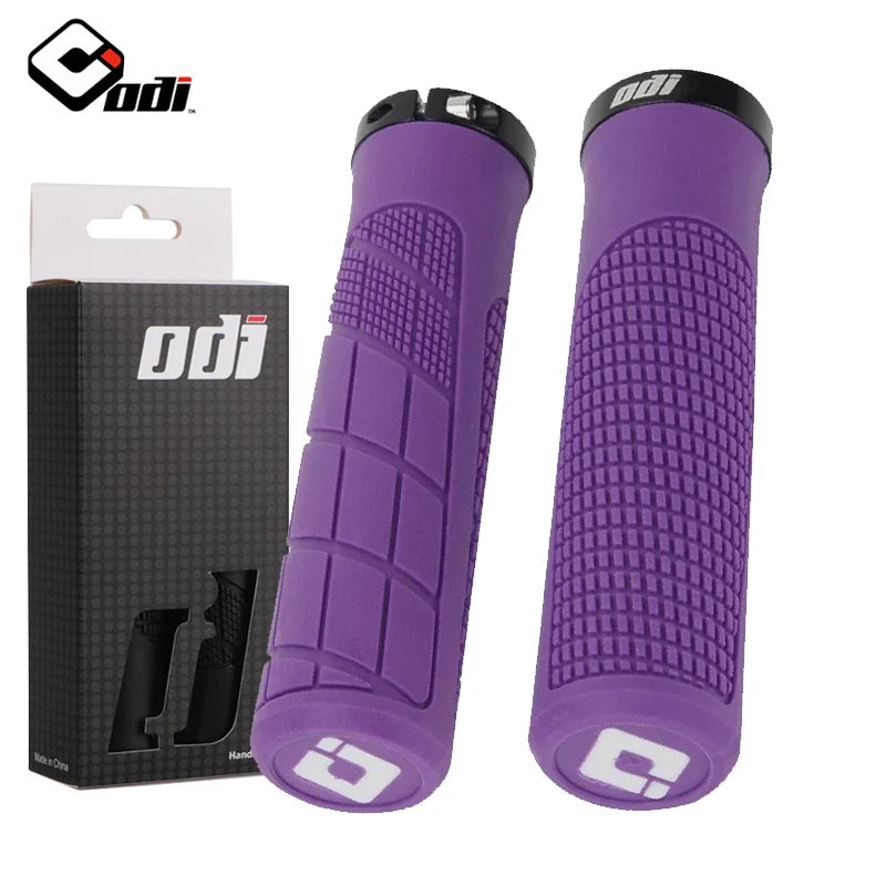 ODI Bicycle Grips MTB Lock-on Shockproof Bike Handlebar Cover Anti-Slip Mountain Bike Folding Balance BMX DH Cycling Accessories