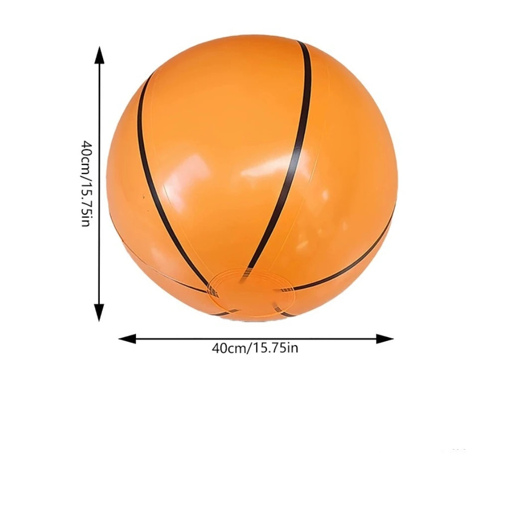 Thickened PVC Sports Print Inflatable Beach Ball Basketball Football Pool Beach Party Leisure Water Play Inflatable Sphere
