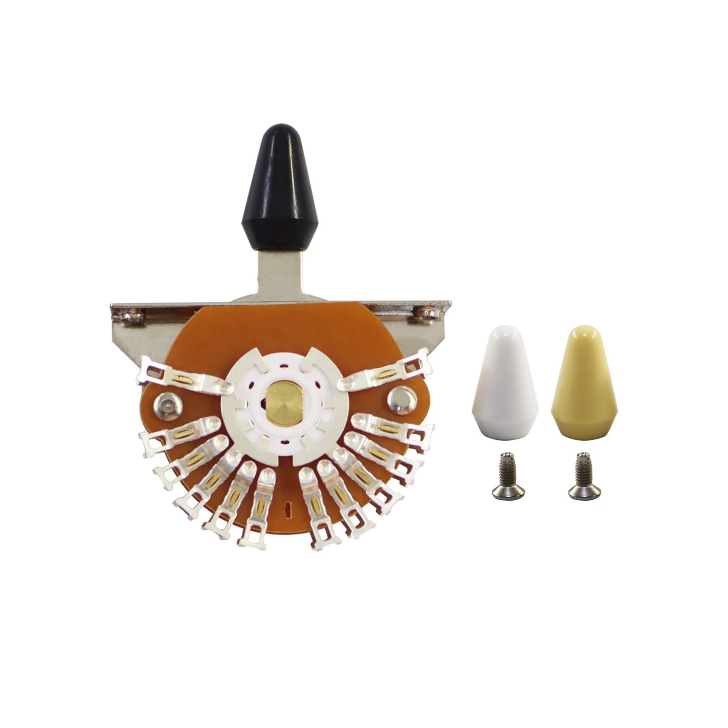 PHRILAM 3-Way 8-Legs 5-Way Electric Guitar Switch Metal Plastic with Screws 1pc Tip Switch Guitar Accessories