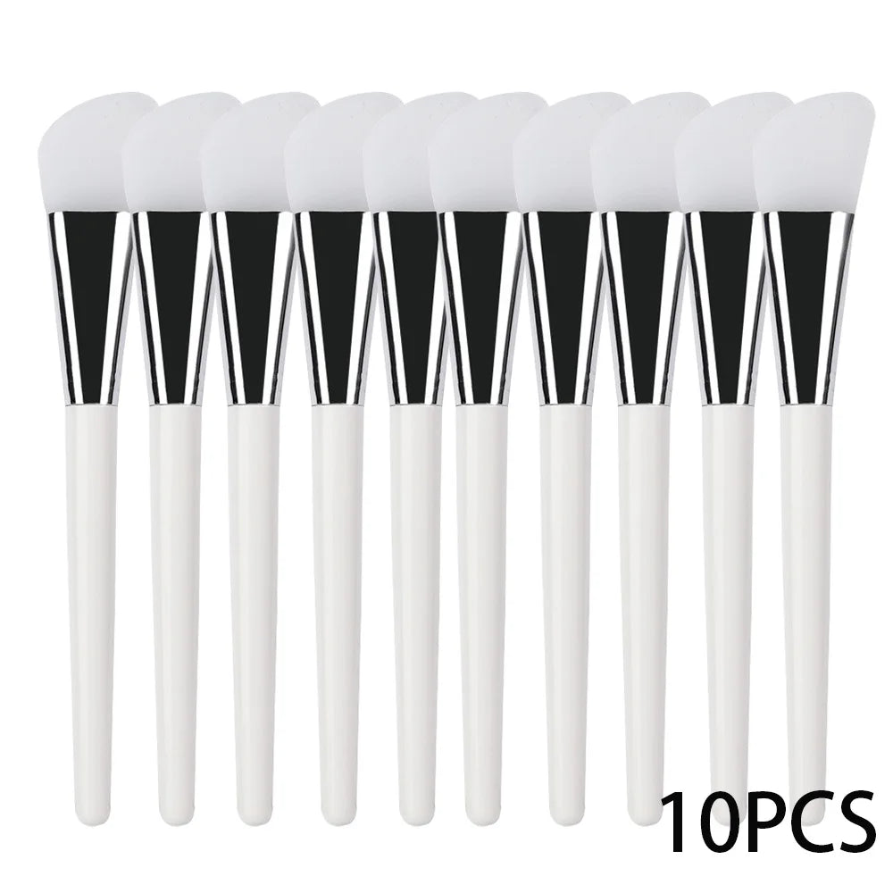 3/4PCS Silicone Face Mask Brush Application Tool Soft Silicone For Facial Mud Clay Mask Reusable Face Mask Spatula Beauty Tools
