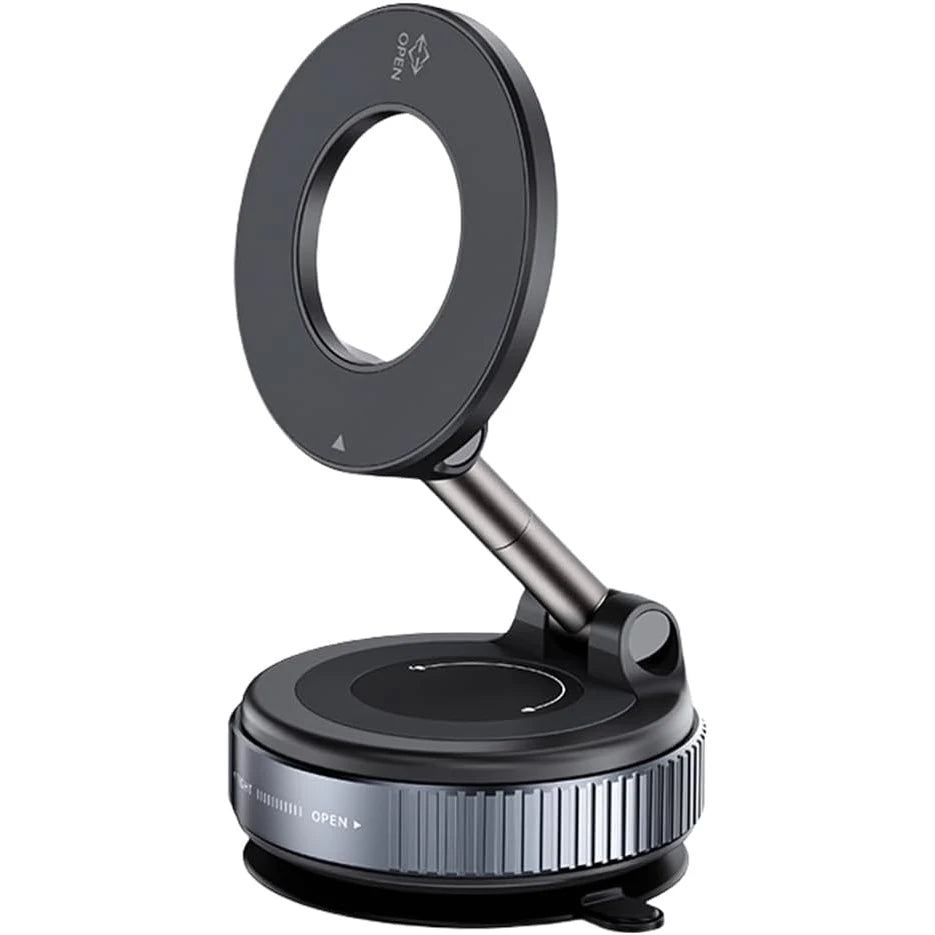 360° Rotating Vacuum Magnetic Car Phone Holder New Model Dashboard Glass Mount Multi-Scenario Automotive Navigation Stand