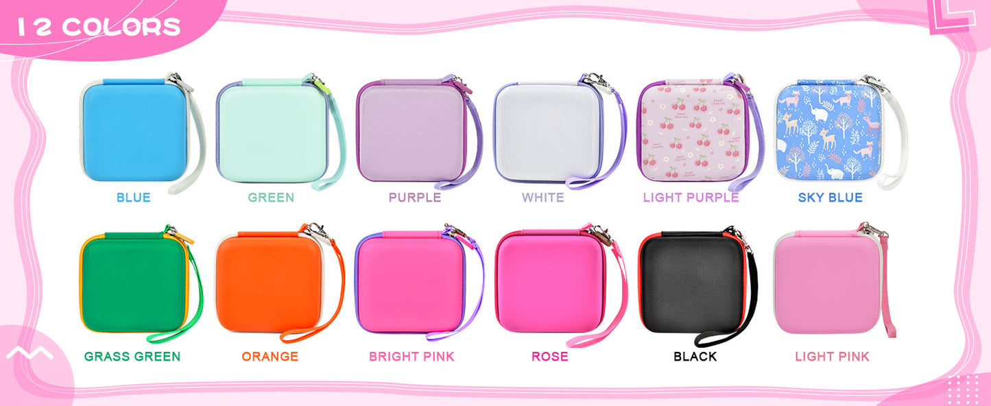 Kids Instant Print Camera Case Portable Storage Bag Toddler Digital Camera Print Paper Organizer Compatible With Most Brands