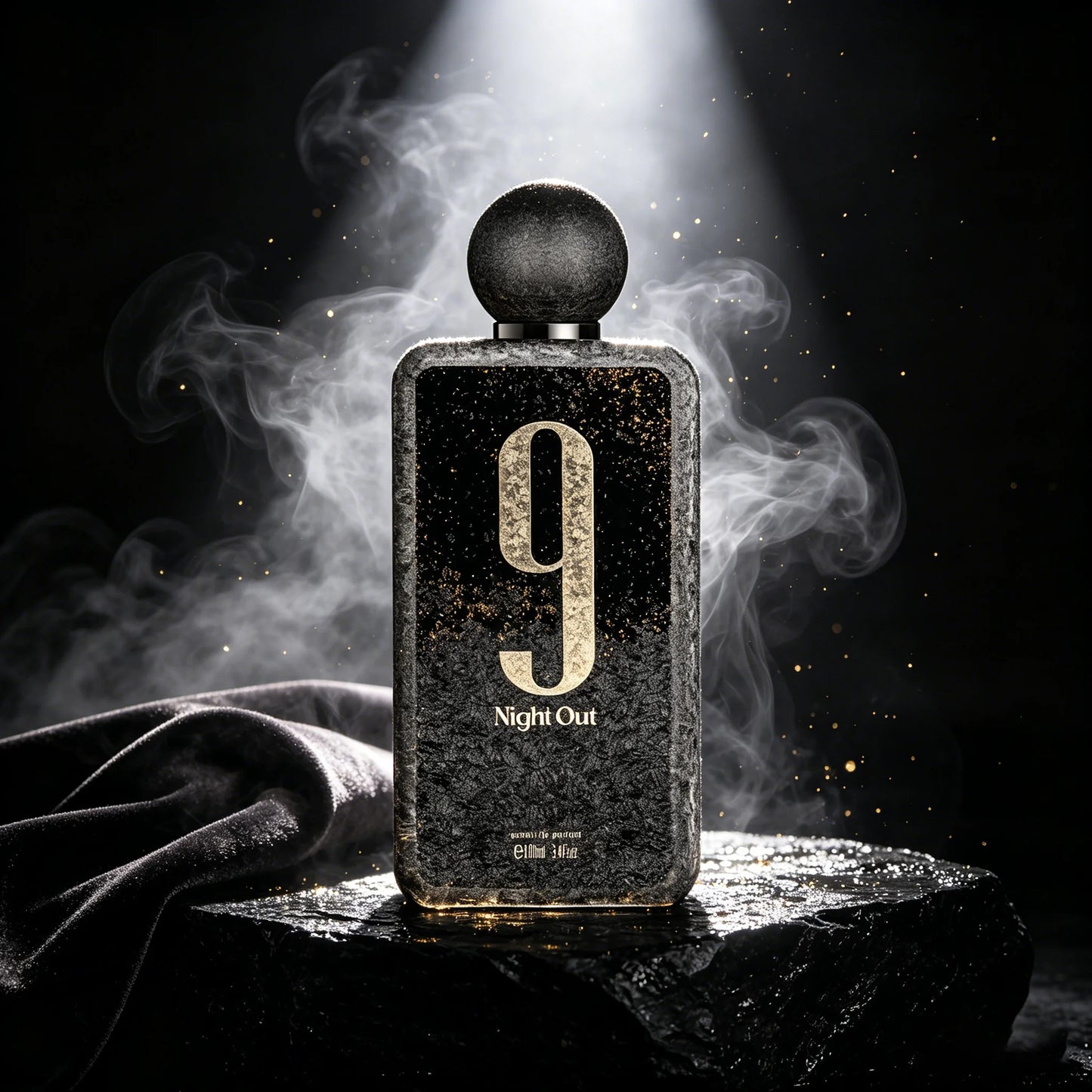 Afnan 9 PM Night Out Extrait de Parfum for Unisex – Oriental Spicy Fragrance, Perfect Gift for Women & Men, 3.4 fl oz