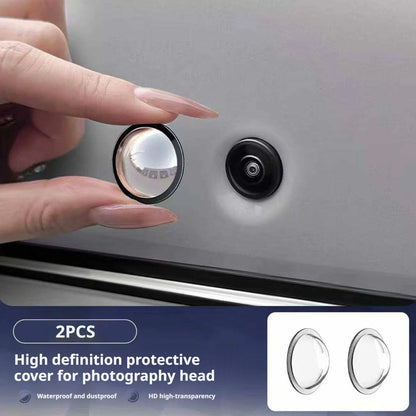 SEAMETAL Car Camera Protective Cover–Rainproof/Dustproof Anti-Gravel Scratch with High Clarity & 360° View HD Transparent Cover