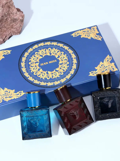 2025new 30ML*3 Perfume Luxury Gift Set Woman Fresh Cologne Woody Eau De Toilette Parfume Floral Scent Lasting Pheromone